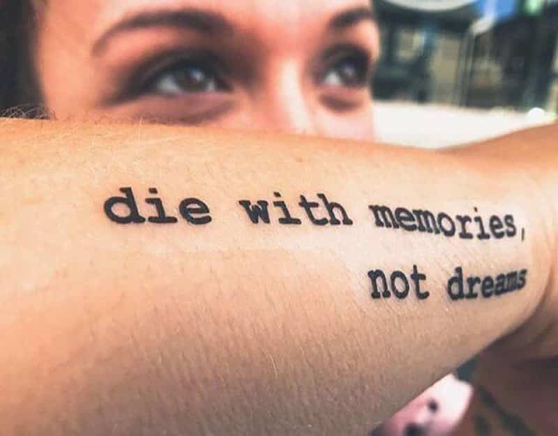 words and phrases tattoos meaningful and versatile tattoo style memories