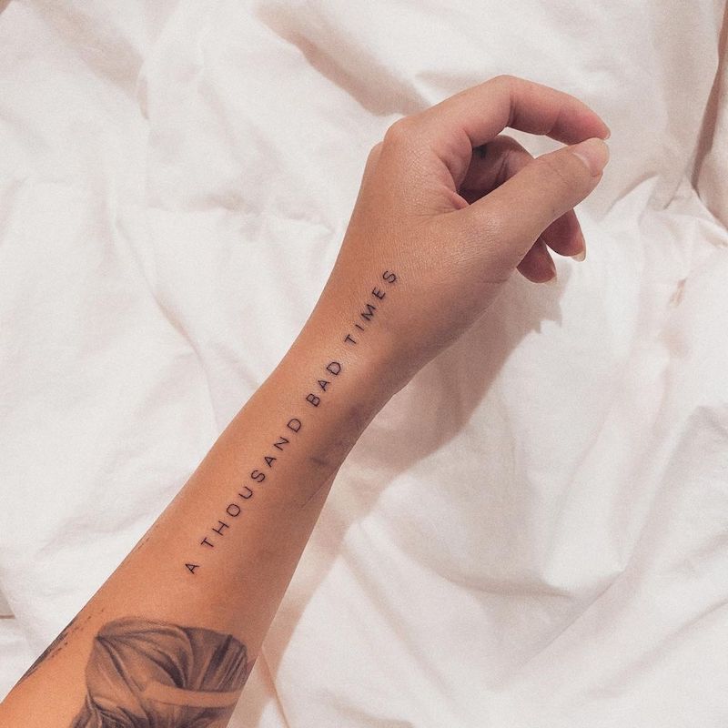 words and phrases tattoos meaningful and versatile tattoo style times