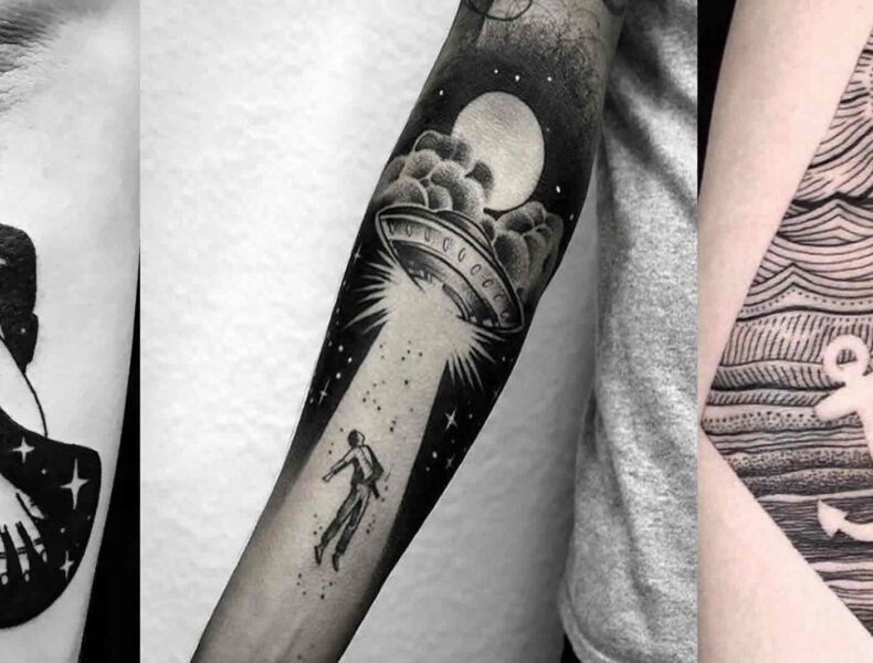 cover exploring the unique and versatile world of negative space tattoos