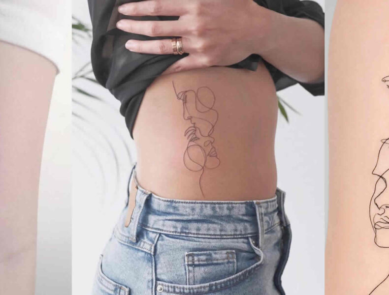 cover line art tattoos simple, versatile, and affordable