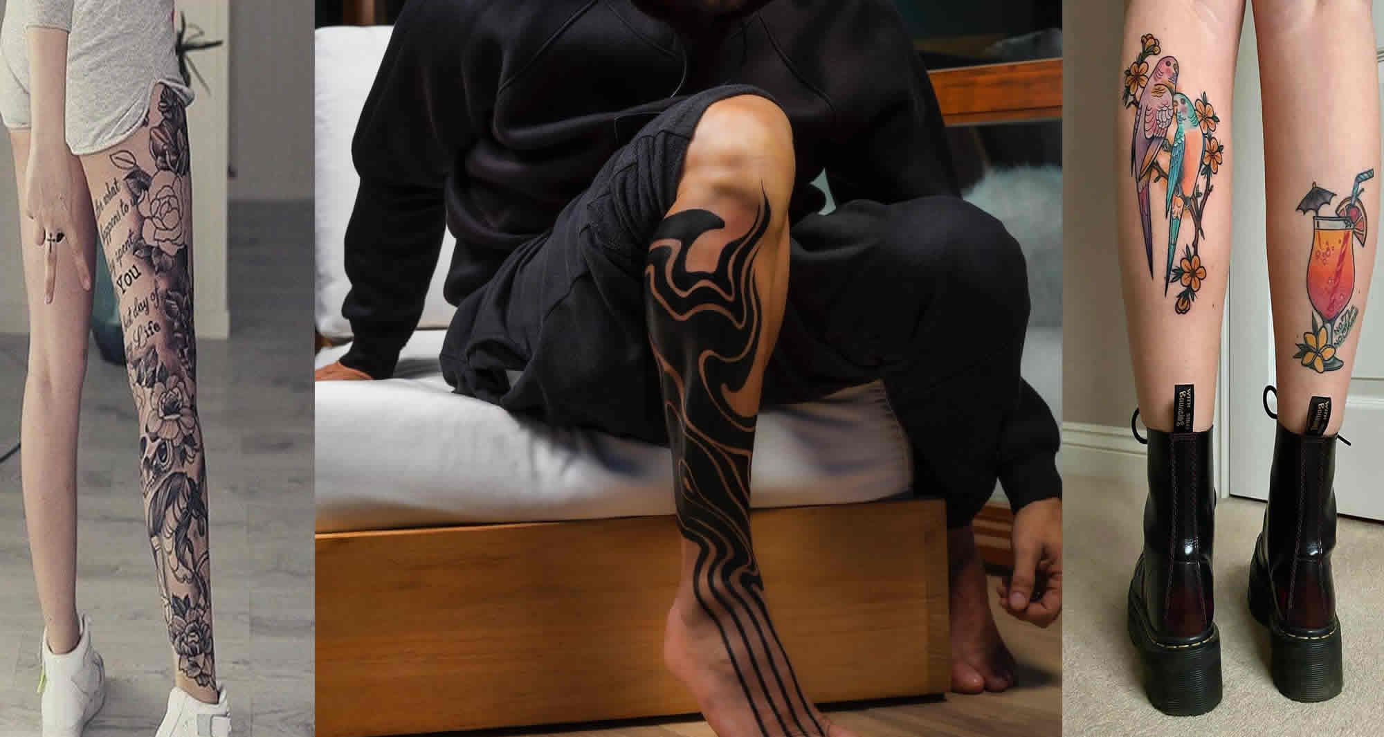 Cute Women's Leg Tattoo Ideas | Vivid Ink Tattoos