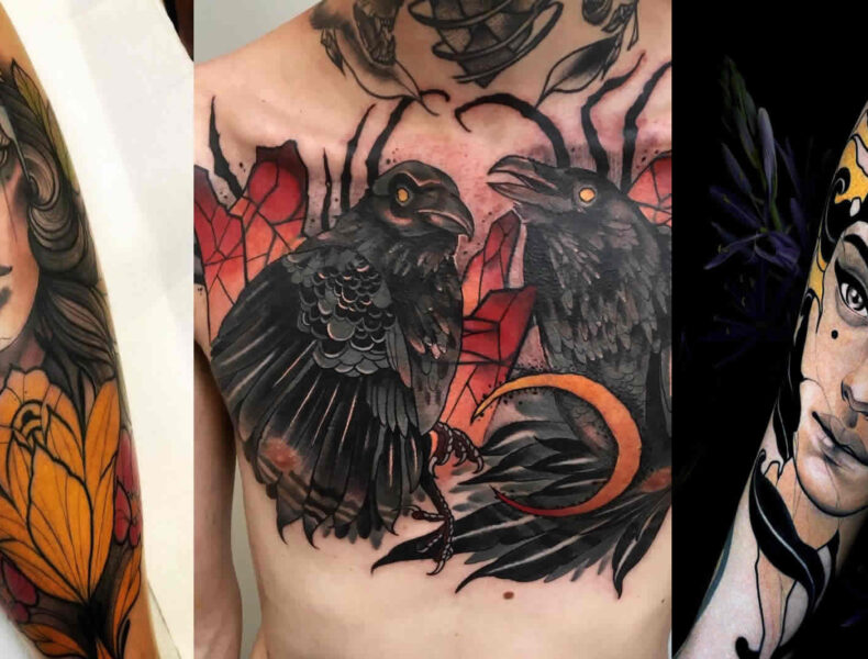 cover the rise of neo traditional tattoos combining traditional and modern elements