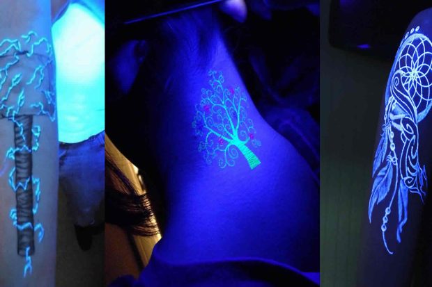 cover uv tattoos the subtle style with dramatic effect under blacklight